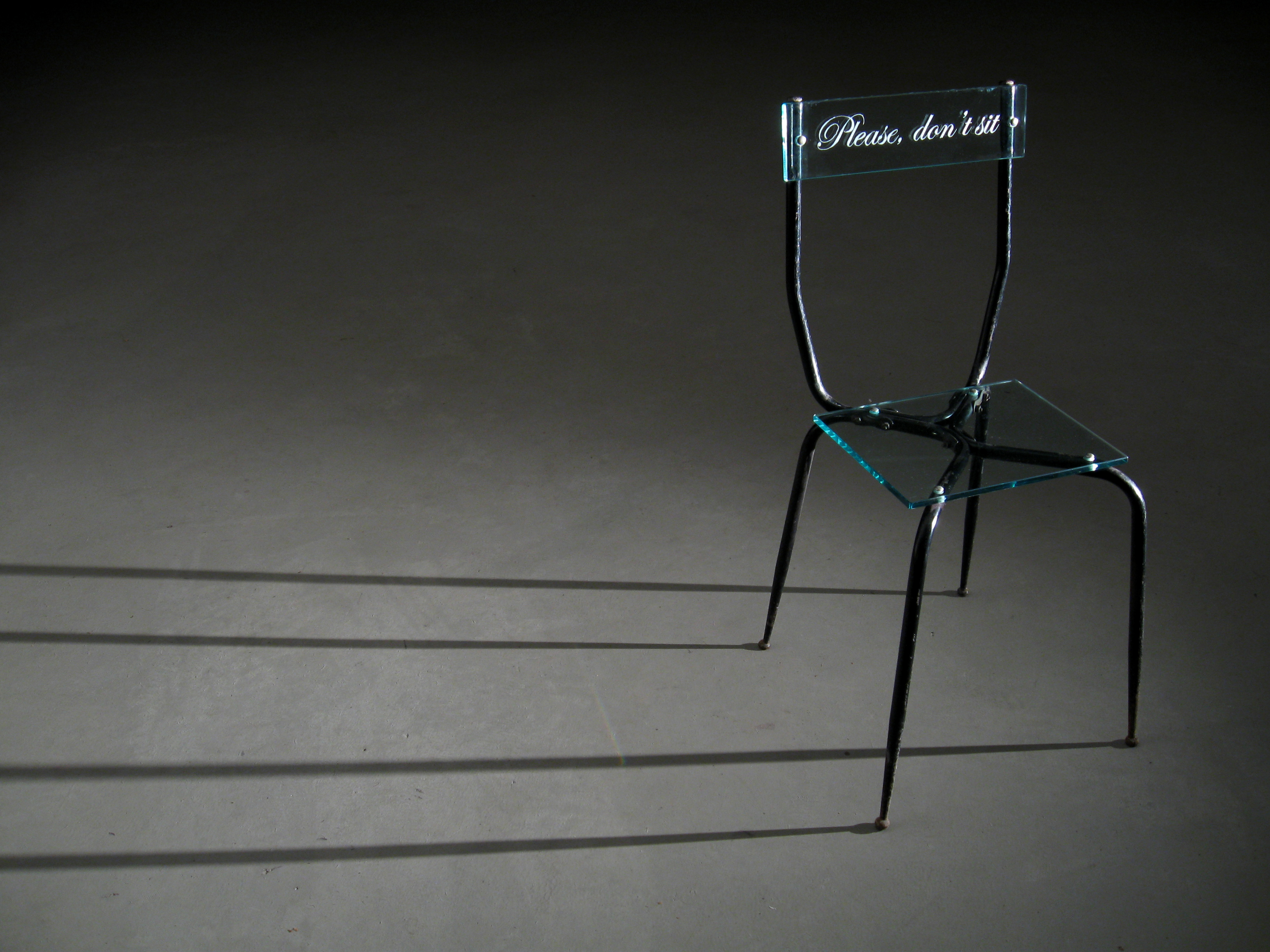 Table, please don’t sit